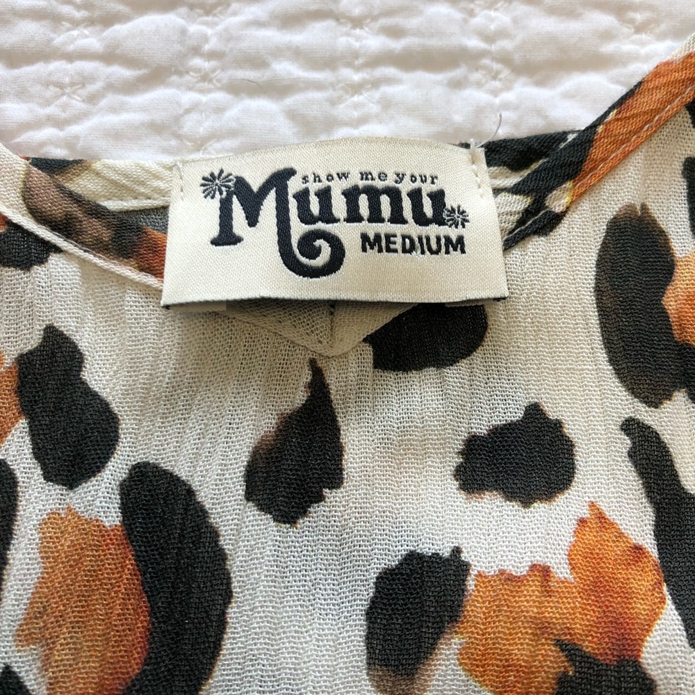 Mumu spaghetti strap Dress/Tunic Top